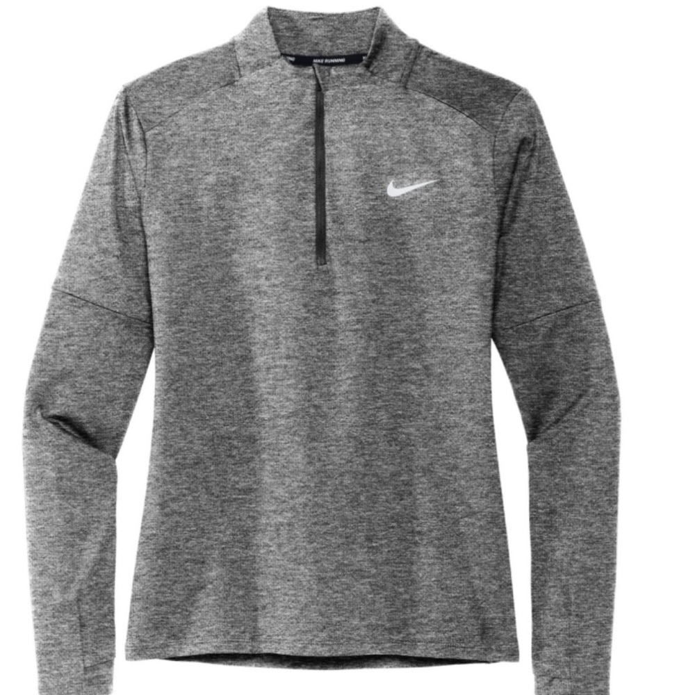 Nike Dri Fit grey quarter zip pullover